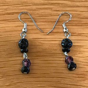 Glass Beaded Earring's Handmade